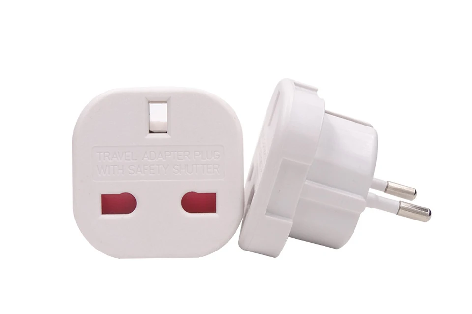 UK to European Euro EU AC Travel Charger Adapter Plug Outlet Converter Adapter power conversion plug Universal mobile phone (11)
