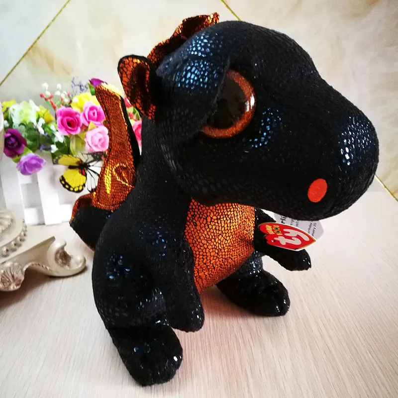 beanie boo black dragon