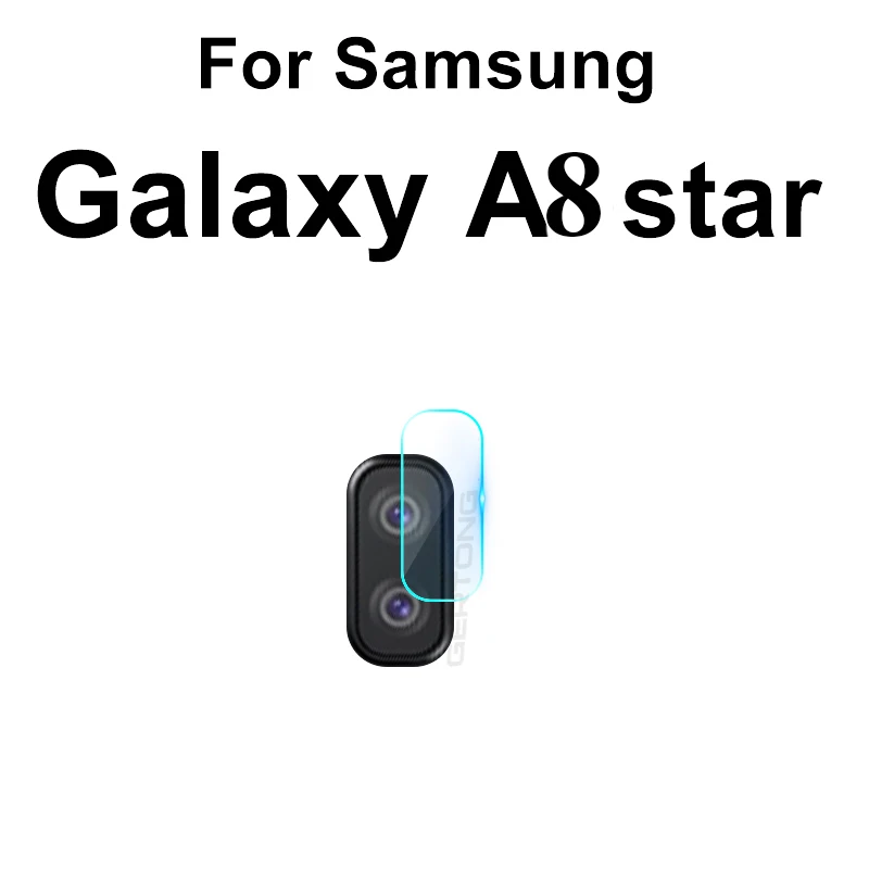 2 шт./лот закаленное стекло для камеры samsung Galaxy A9 A8 A6 Plus A7 A9S A8S A6S A8 A9 Star Lite Защитная пленка для экрана - Цвет: For A8 Star