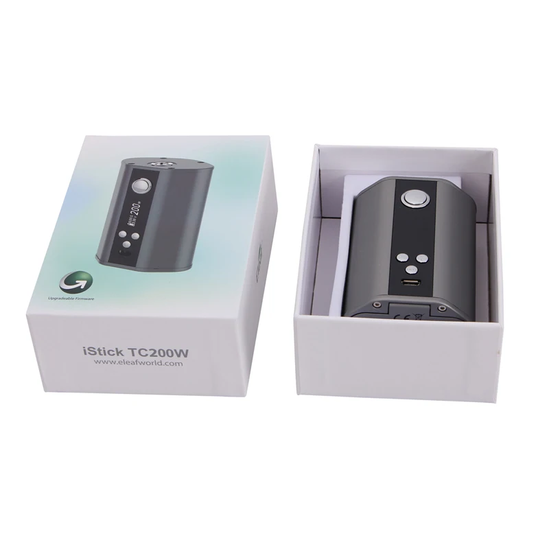 Original Eleaf Istick TC 200w Box Mod Upgradeable Firmware 200w Vape Mod Electronic Cigarette istick TC200w Mod kit 04'