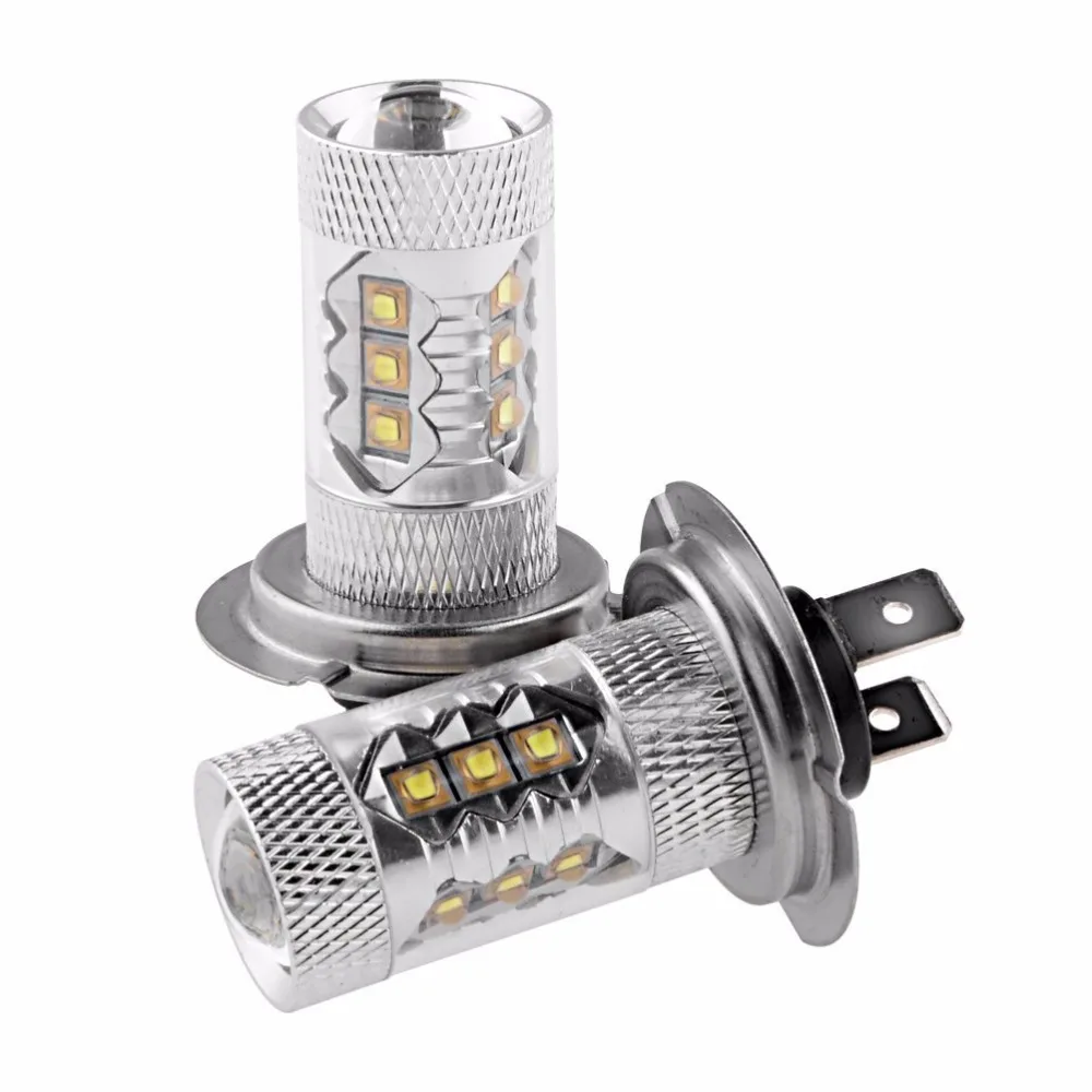 Lámpara Led antiniebla para Audi A 6 4 f/c6, lámpara de luces H7 16 x 5W 80W, xbd luci Diurne Antinebbia|80w led|led 80wled led - AliExpress