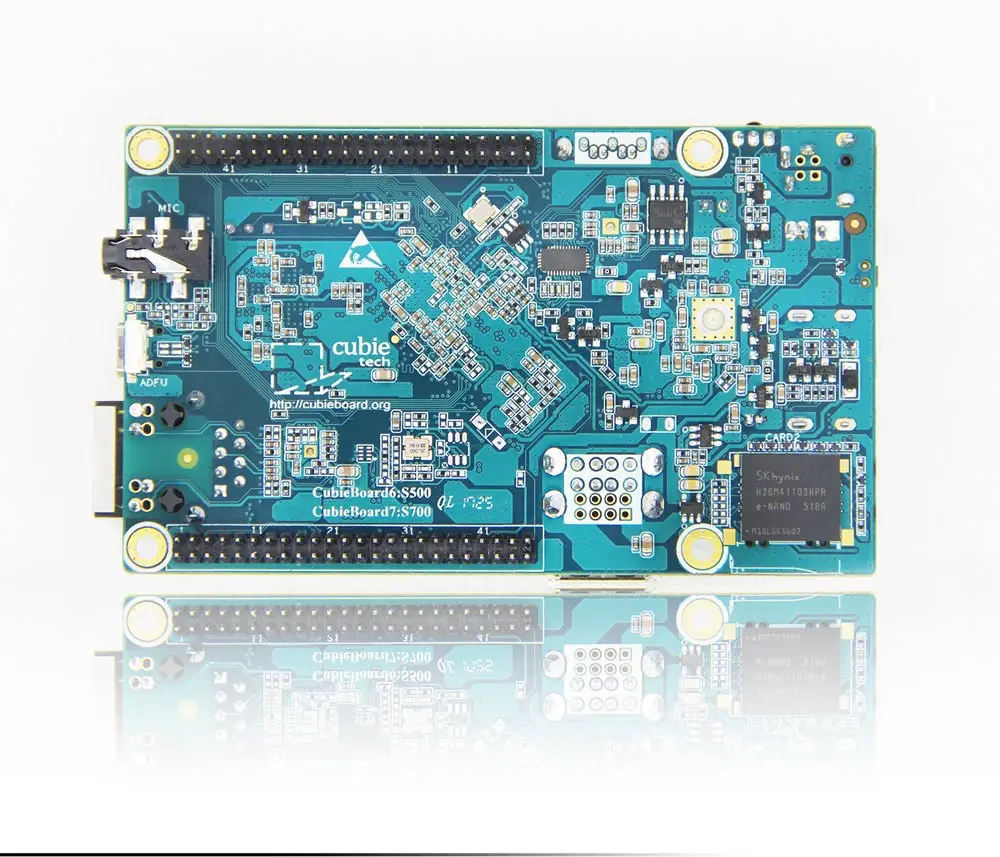 Cubieboard7 действия SOC S700 ARM Cortex-A53 четырехъядерный 2G LP DDR3 8G eMMC макетная плата/android/linux/с открытым исходным кодом