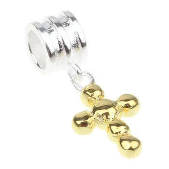 

Beadshunter Gold cross pendant plated with 925 sterling silver