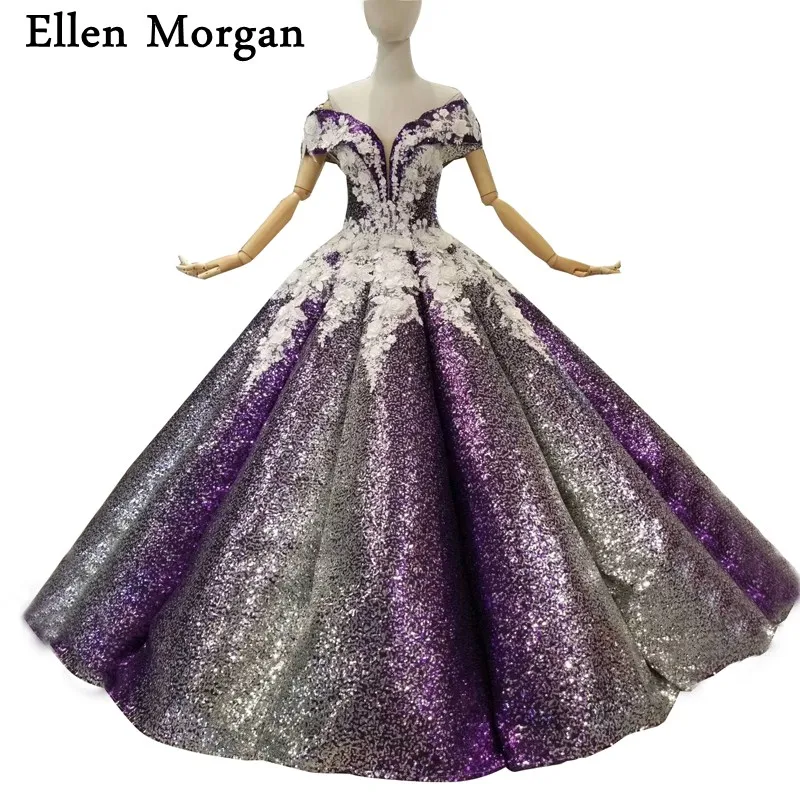 colourful ball gowns