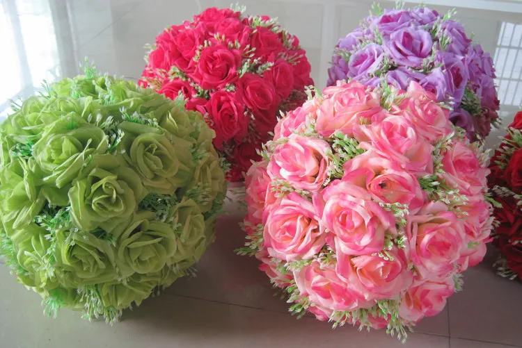 4040 40cm Silk Flower Wedding Kissing Balls Pomander Decorative Amazing Hanging Flower Ball Decorations 4040 40cm Silk Flower Wedding Kissing Balls Pomander Decorative Amazing Hanging Flower Ball Decorations