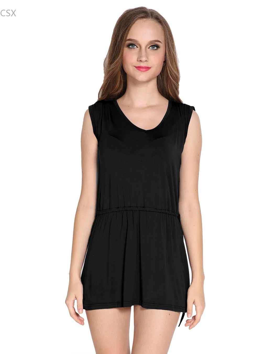 

MwOiiOwM Clearance Sale Women Mini Summer Dress Blue / Black / Rose Red / Navy Blue / Red / White / Yellow Beach Dress