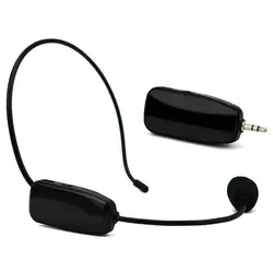 2,4G Беспроводная гарнитура 2 в 1 ручной головной убор Bluetooth микрофон для громкоговорителя, обучающий руководство для встреч