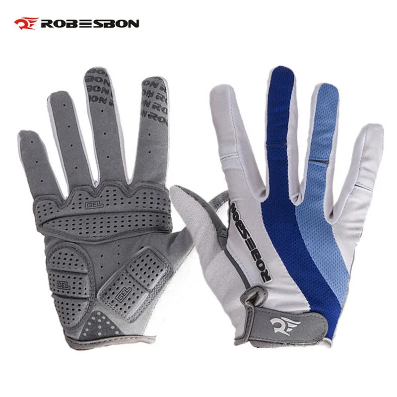 

Padded Shockproof Ciclismo Luvas Full Finger Men Cycling Guantes Non-slip Mountain Bike Bicycle Gloves