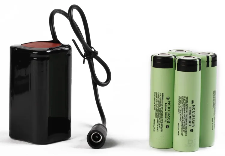 TOSEEK 8 4 V 6400 mAh перезаряжаемый 4x18650 Аккумулятор для головной лампы велосипед