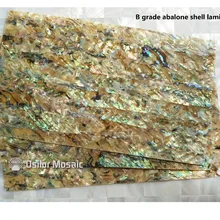 B-класса натуральный поверхности ушка Paua Shell ламинат для музыкальный инструмент и декор мебели