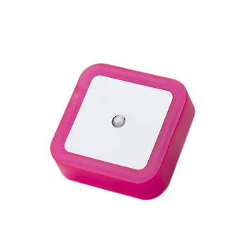 

Automatic New Design Square Night Light Intelligent Light Sensor Emergency Bathroom Mini Lamp Four Colors Optional