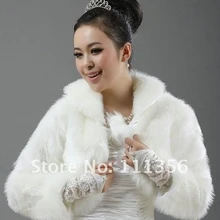 Свадебная накидка из искусственного меха цвета слоновой кости, белого и черного цвета, меховая накидка, болеро, аксессуары для свадьбы