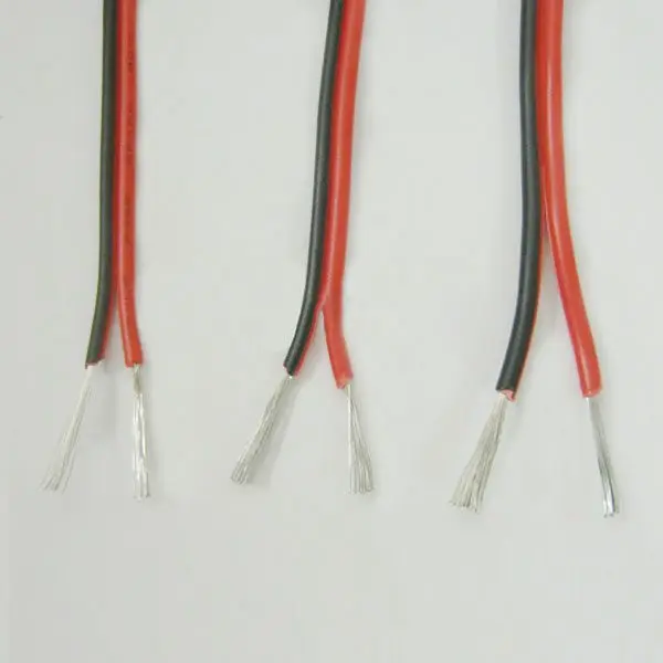 22 Калибр 8 м красный черный молния провода AWG кабель мощность заземления многожильный Луженая Медь автомобиль