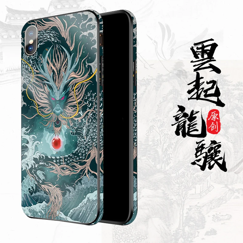

2019 fashion Silica gel Tempered film protective case for iPhone X case All inclusive Anti-fall protective case for iPhone 7case