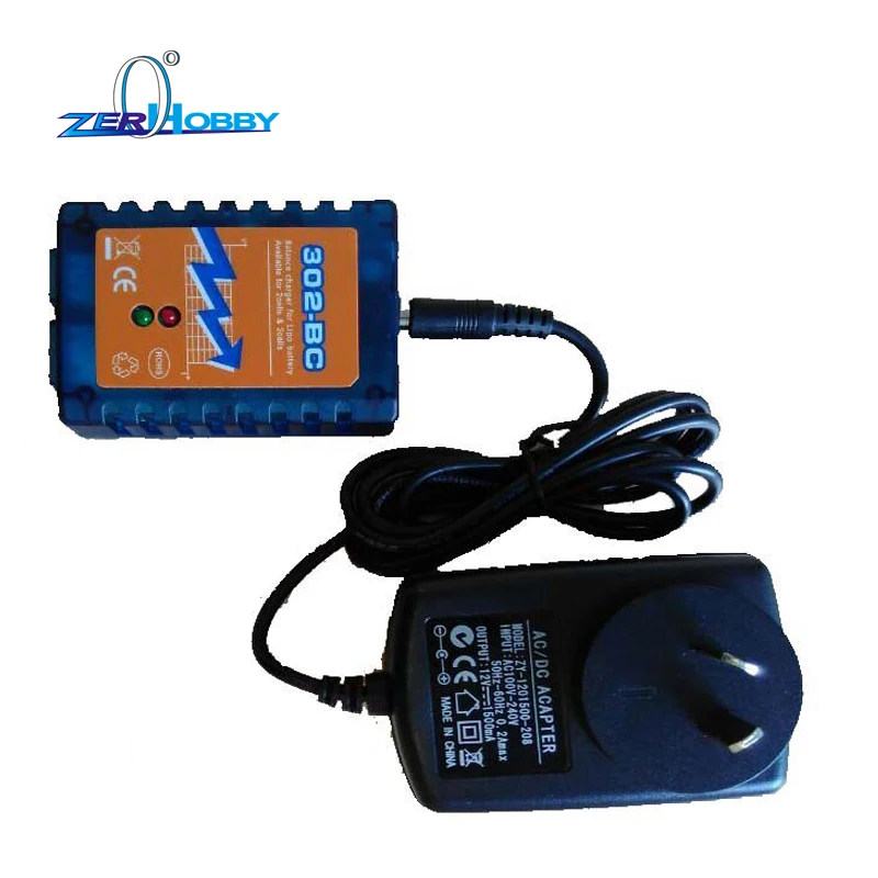 RC CAR SPARE PARTS ACCESSORIES BALANCE CHARGER FOR LIPO BATTERY WITH ADAPTER D302-BC FOR REMOTE CONTROL RC CAR TOYS