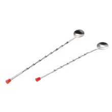 2 шт./компл. смеситель из нержавеющей стали напиток коктейль ложка барная ложка для смешивания инструмент бармена Кухня Барные инструменты аксессуары