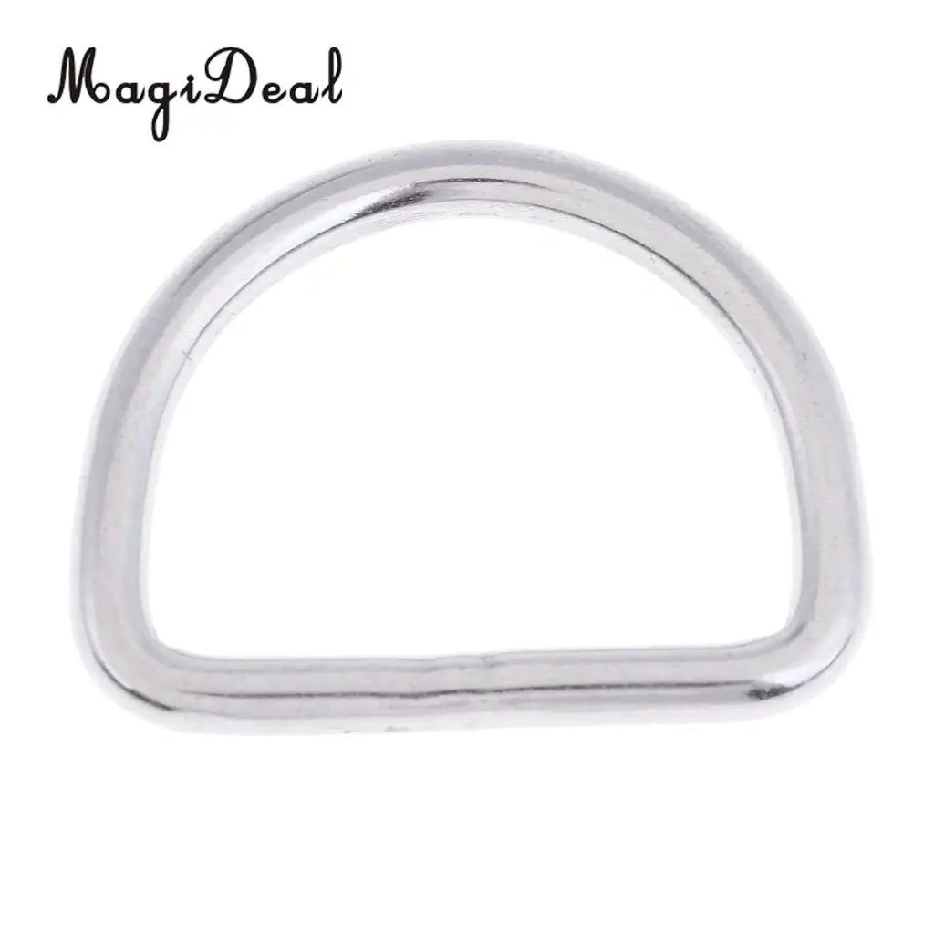 Marine Grade 316 Stainless Steel Welded D Ring Fitting Hardware Kayaking Canoeing Rafting Accessories