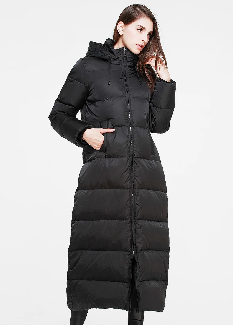 

2018the new extended leisure down jacket coat, with thick warm down coat coat high-quality