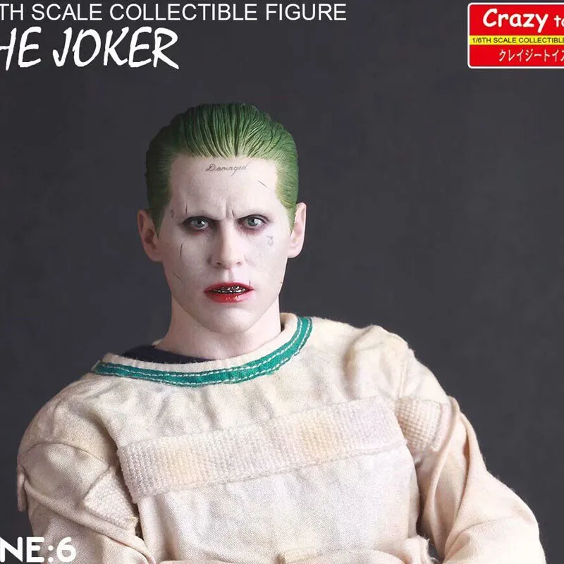 

Crazy Toys DC Suicide Squad Joker in Psychiatric Hospital Arkham Asylum Version BJD Joints Movable Action Figure Model Toys