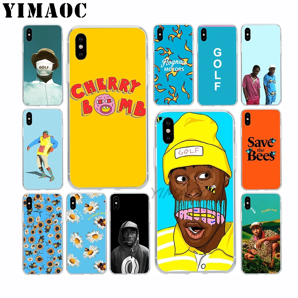 

YIMAOC Tyler The Creator Soft Silicone Case for Apple Iphone 11 Pro Xr Xs Max X 10 8 Plus 7 6S 6 Plus SE 5S 5 7Plus 8Plus