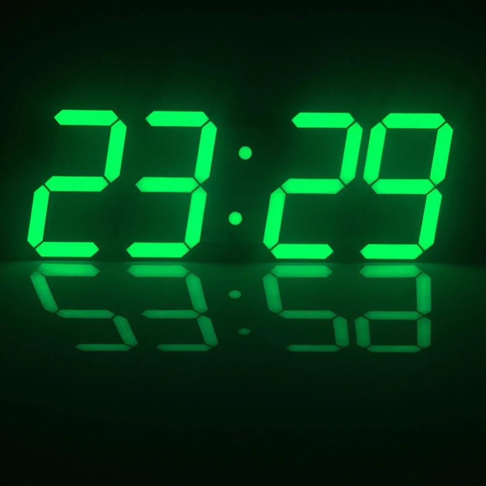 2017 led digital large wall clock alarms temperature date 2017 led digital large wall clock alarms temperature date