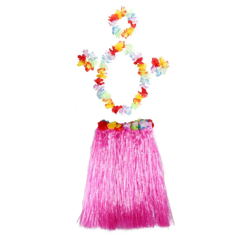 Женские юбки из пластикового волокна, Гавайские пляжные костюмы, 30 см/40 см/см60 см, праздничные и вечерние платья