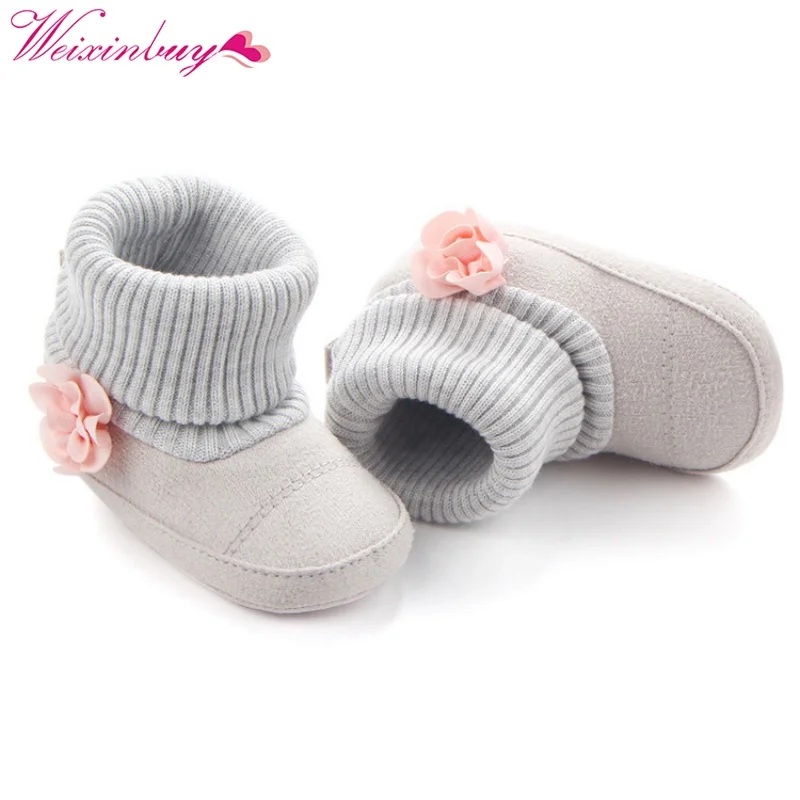 

Winter Warm Baby Shoes Autumn Crib Pram First Walkers Kids Newborn Infant Toddler Super Keep Warm Flower Boots Glirs shoes