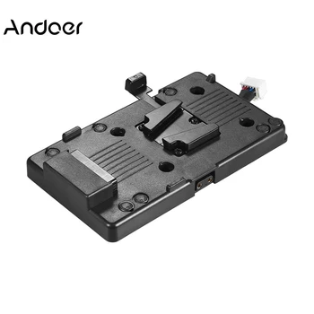 

Andoer BMD URSA V-Mount V-Lock Battery Plate Adapter 11V-16.8V Power Supply for Blackmagic URSA Mini 4K 4.6K Mini Pro Camcorder