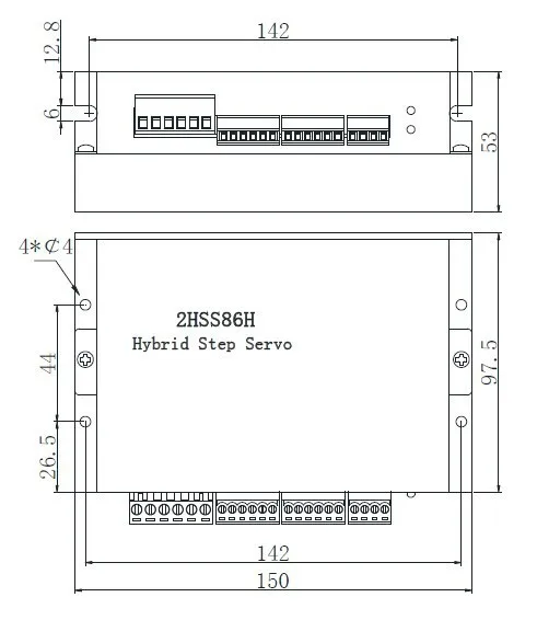 【RU Ship】 Nema34 L-154mm 12н. М замкнутый контур шаговый Серводвигатель 6А и HSS86H Гибридный ступенчатый серводвигатель чпу контроллер 8А ЧПУ комплект