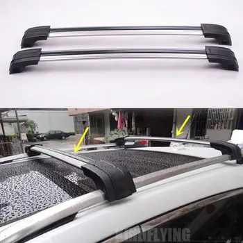 

Silvery Aluminum Cross Bar Roof Cargo Luggage Rack For Cadillac SRX 2010-2013