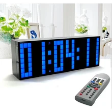 Digital Large Big Jumbo LED Alarm Clock Remote Control Countdown Timer Snooze
