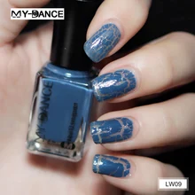 6 мл растрескивание лака для ногтей не-peelable лак для ногтей для маникюра педикюра 12 цветов легко использовать не-peelable лак для ногтей