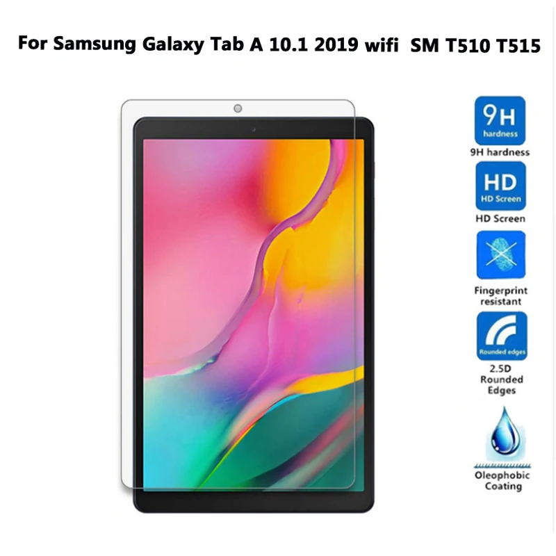 Закаленное стекло для защиты экрана для samsung Galaxy Tab A 10,1 T510 T515 SM-T510 SM-T515 Защита от царапин