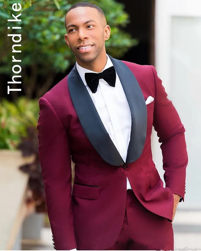 classic-style-one-button-burgundy-groom-tuxedos