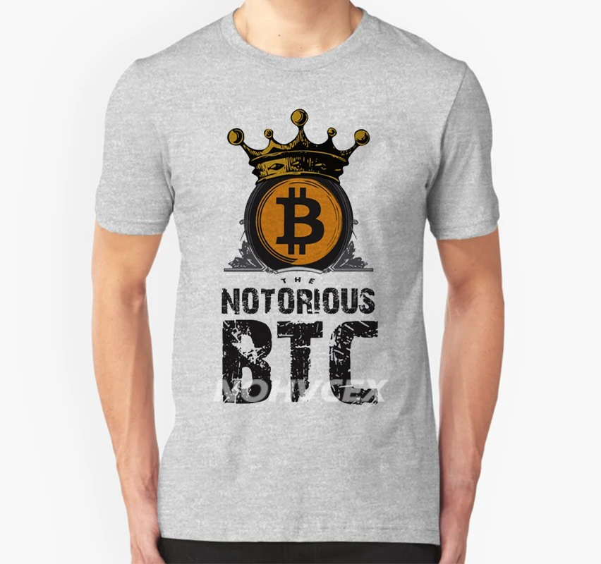 Bitcoin BTC Funny Tees Teenage 100% Cotton Short Sleeved Great Adult T ...