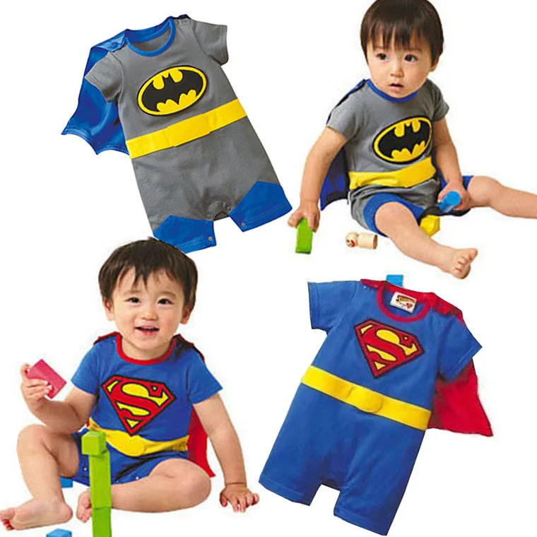 New Style Baby Boy Romper Newborn Baby Clothes Cute Hero Superman