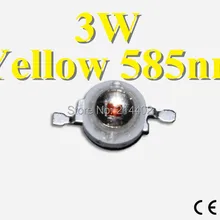 Распродажа в упаковке желтый светодиодный чип 585nm светодиодный излучатель диоды дропшиппинг