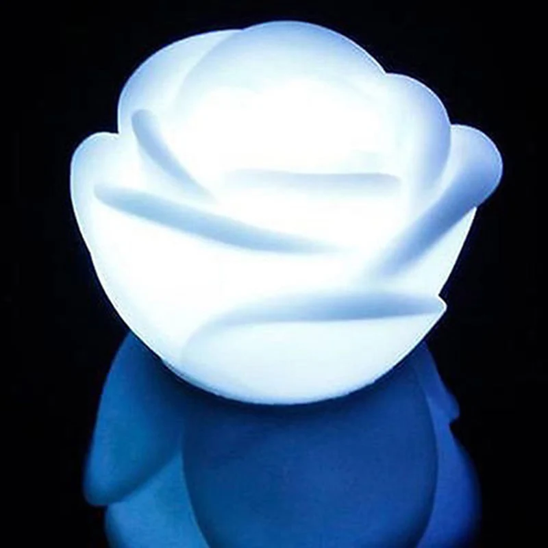 1pc LED Romantic Rose Flower Color Changed Lamp LED Night Lights