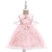 2019 Summer Party Princess Dress Girl Clothes Wedding Costume Kids Dresses For Girls Bridesmaid Tutu Dress Elegant 8 9 10 Years summer kids girls birthday party wedding princess tutu dress for girls clothes mesh flowers children bridesmaid elegant dress