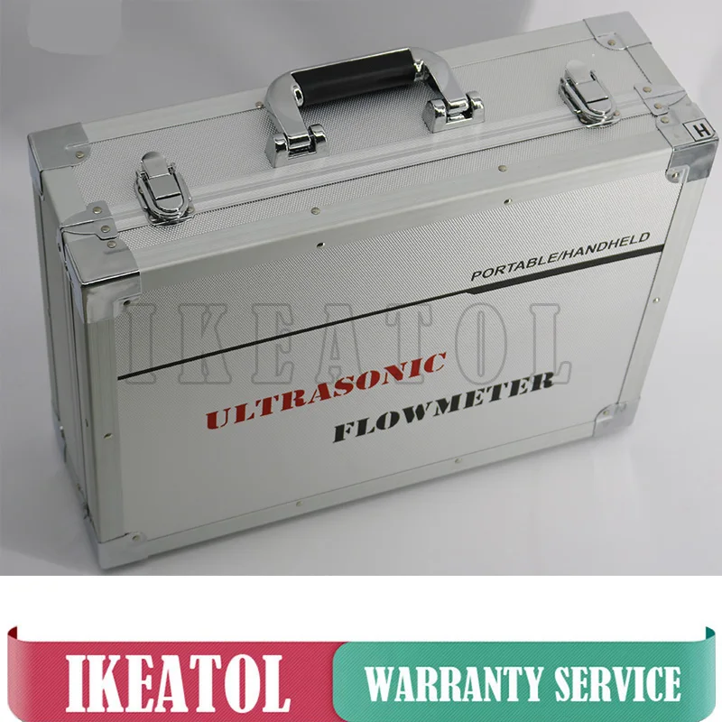  Portable Liquid Ultrasonic Flow Meter TUF-2000H DN15mm-DN100mm TS-2 Transducer Digital Flowmeters T