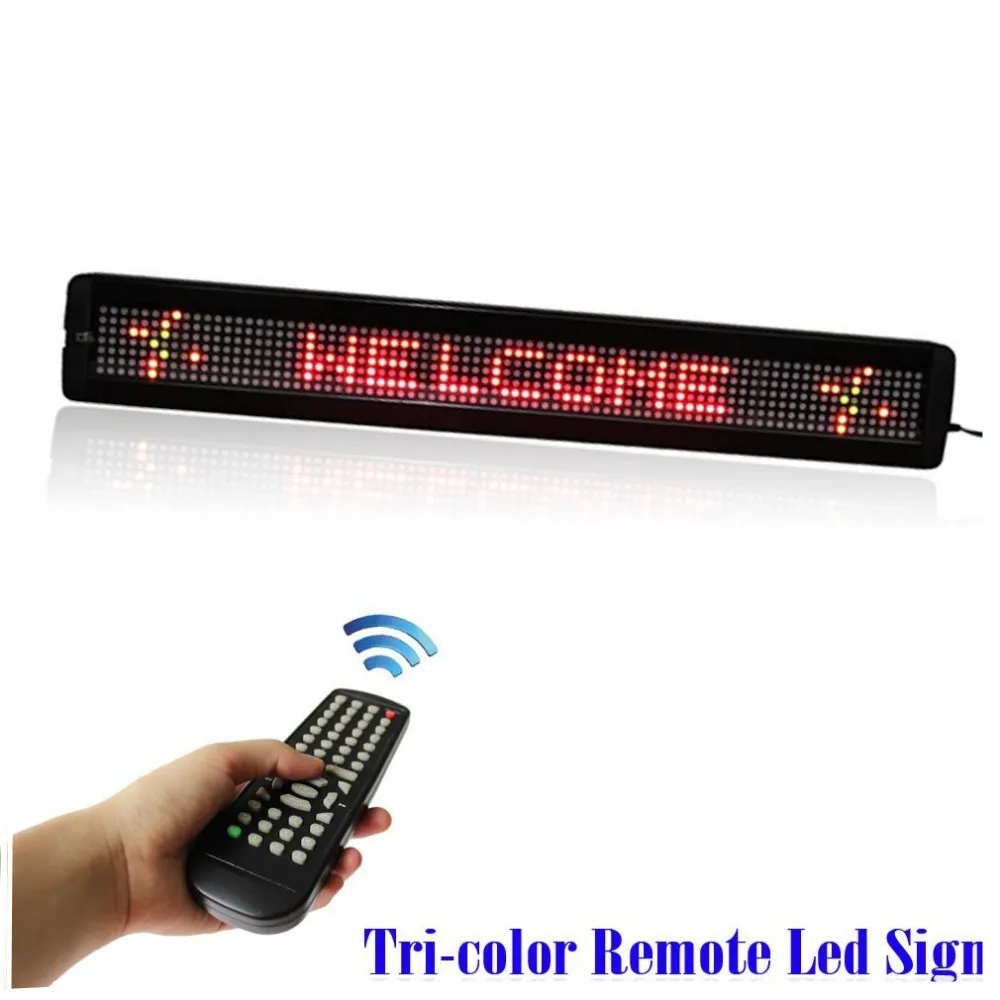 

10 Set HD Led electronic signal Programmable LED Moving Scrolling Message Display Panel For Cars, Shops, Supermarkets