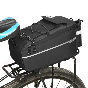 

Bike Bags Large Capacity Cycling Camel Bag Rear Rack Bike Trunk Bag Multifunctional Reflective Cycling Pack
