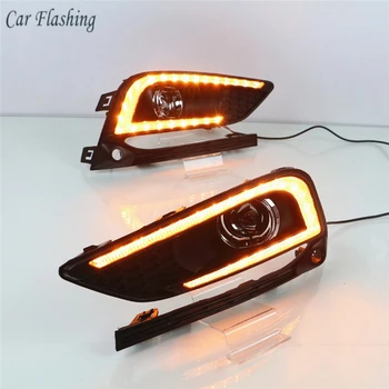 

Car Flashing 2pcs for Chevrolet Cruze 2016 2017 LED DRL lights Driving Daytime Running Light lamp Relay 12V Daylight car styling