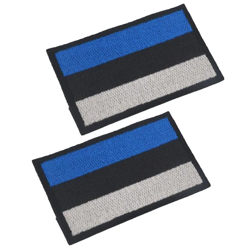

Estonian Flag 3D Embroidered Armband Military Tactics Special Warrior Gas Badge Camouflage Clothing Backpack Hat Patch