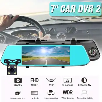 

Dash Cam 7 inch USB Car Rearview Mirror Car DVR Mirror Android FHD Auto Recorder GPS Navigation Dash Camera Rear View Mirror