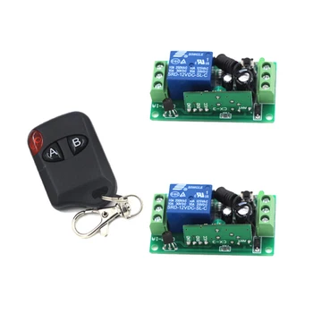 

DC 9V 24V 12V 10A Wireless Remote Control Switch RF Relay Remote Controller 315Mhz/433MHz Receiver & Mini Transmitter
