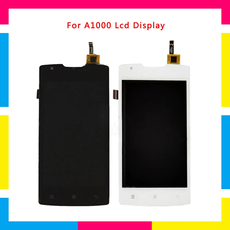 

Replacement LCD Display Screen With Touch Screen Digitizer Assembly For Lenovo A1000
