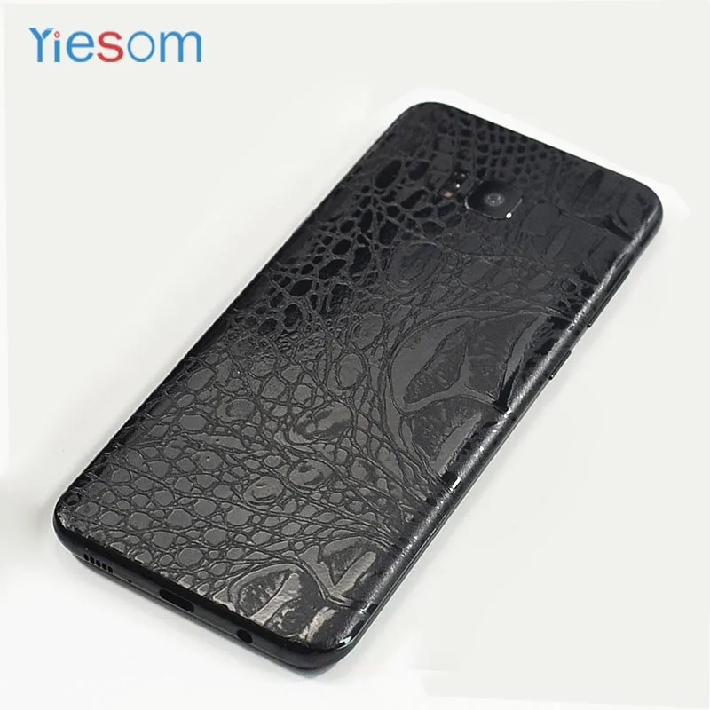 

YIESOM For Samsung Galaxy S8 Plus Crocodile Leather Skins Back Paste Protective Sticker Film for Samsung Galaxy S8 / S8 Plus