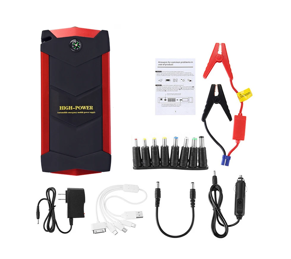 Portable 12V Car Jump Starter 600A Peak Jump Booster Car Battery Jump Starter Startup for car