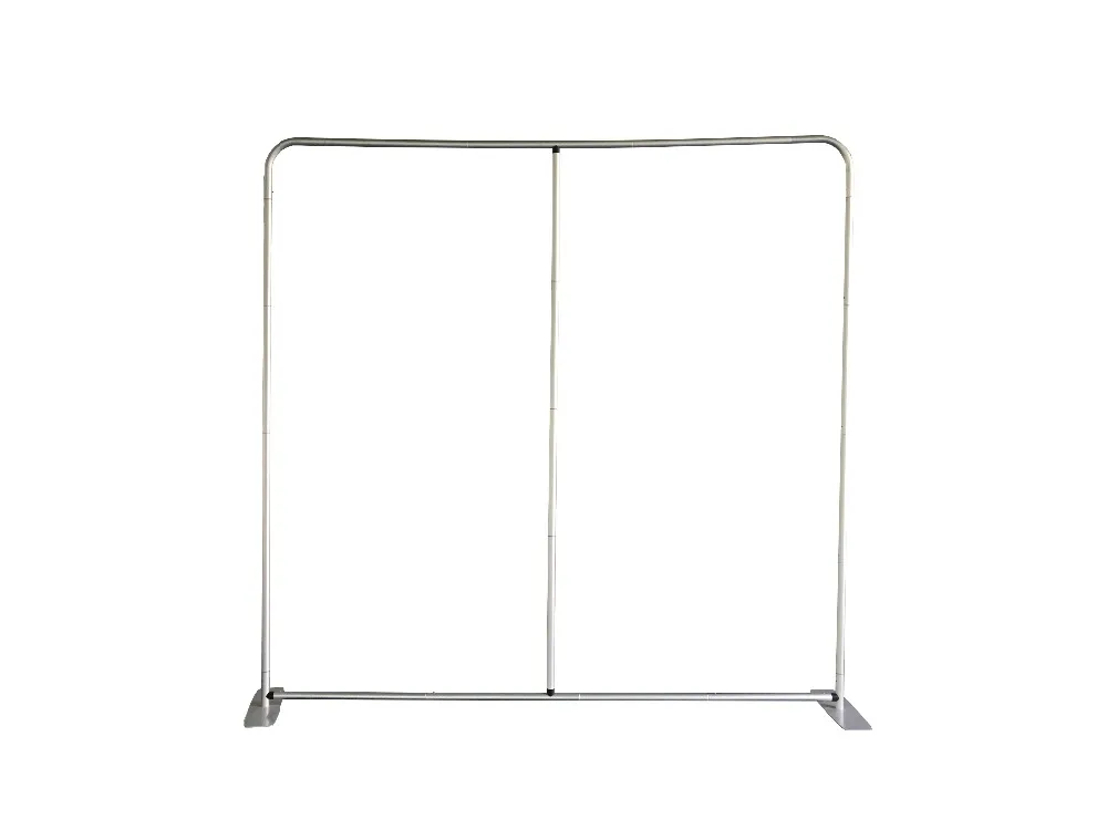 

custom portable aluminum frame with center pole for photobooth backdrop